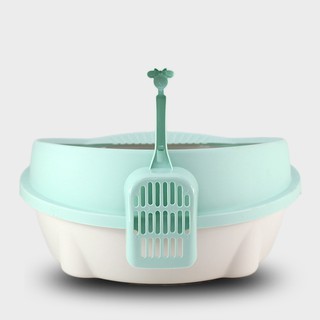 Khay vệ sinh hình elip cho mèo hàng cao cấp có sz lớn cho bé 10kg