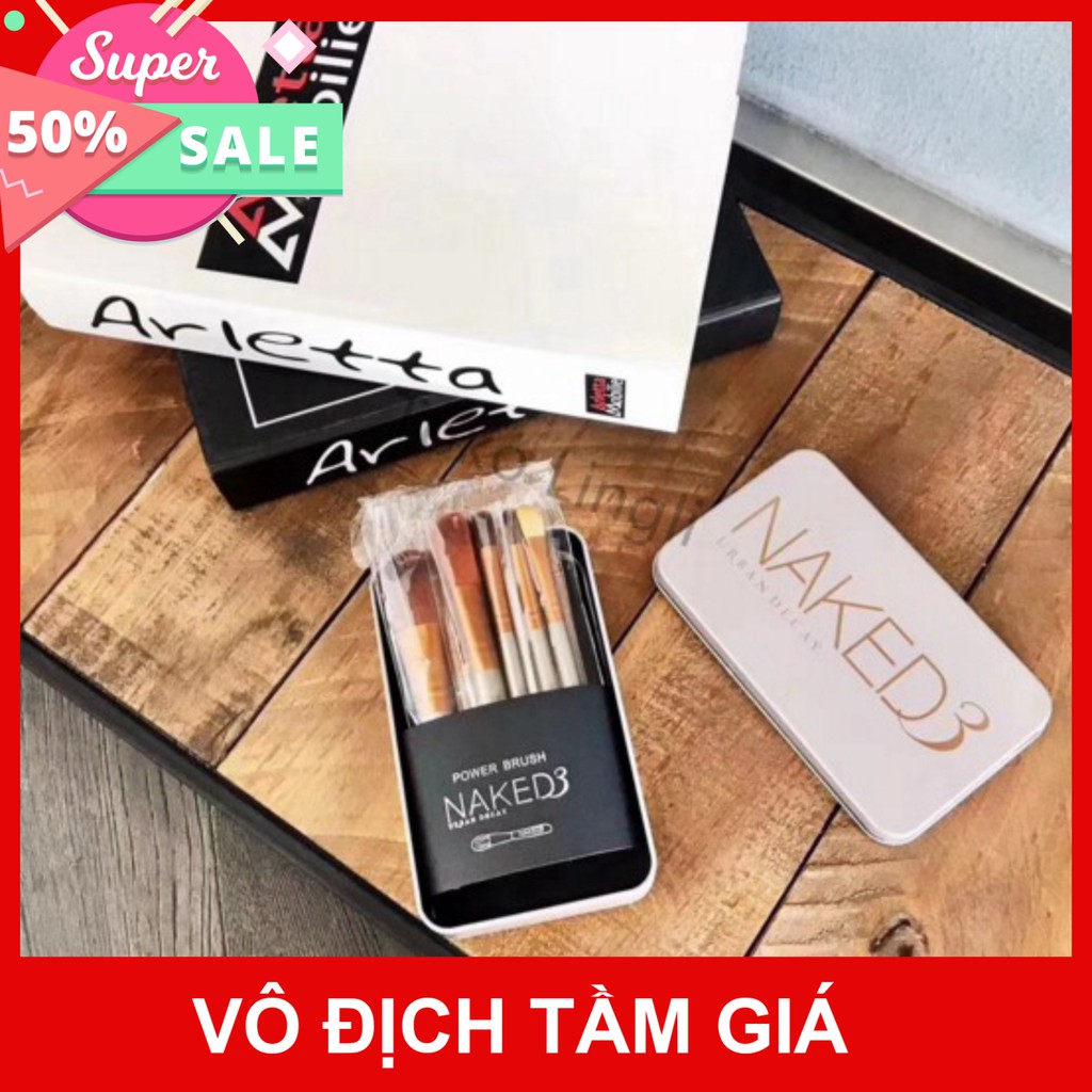 (hàng Mới Về) Bộ 12 Cọ Trang Điểm Naked3 / Naked3