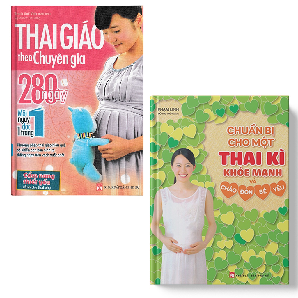 Sách: Combo Chuẩn Bị Cho Một Thai Kì Khỏe Mạnh + Thai Giáo Theo Chuyên Gia (TB)