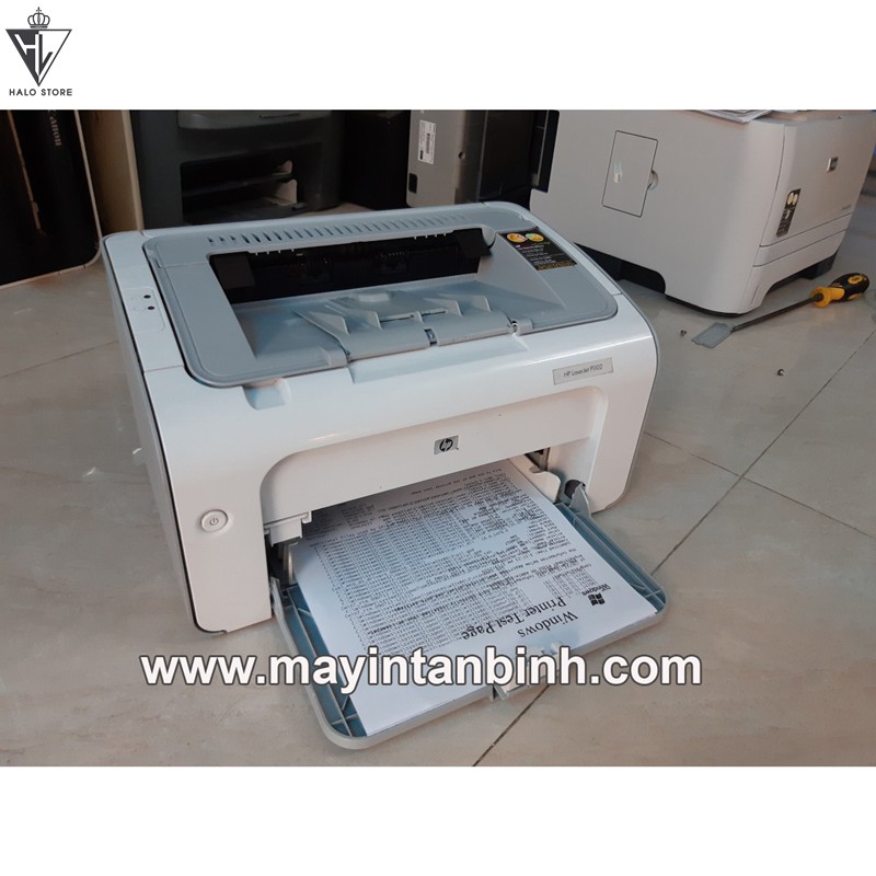 Máy in cũ Hp laserjet p1102 Bản in sắc nét - tặng kèm hộp mực, dây nguồn, dây USB