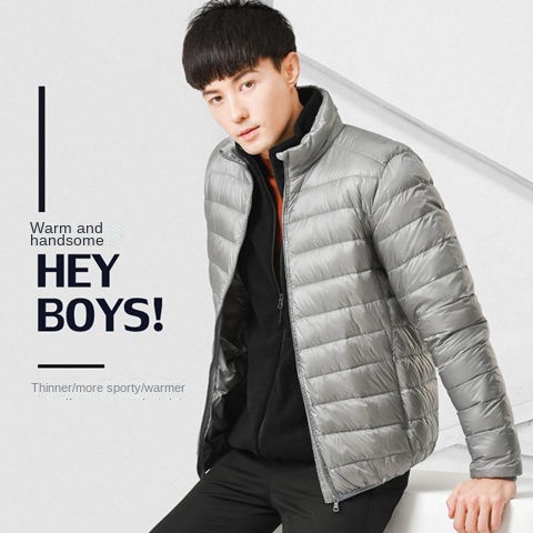 Áo khoác phao siêu mỏng nhẹ size lớn thời trang thu đông cho nam