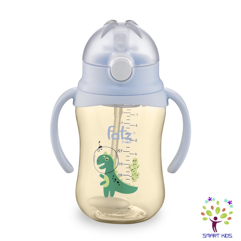BÌNH TRITAN BẬT HÚT 2 TAY CẦM VỚI PHAO 360 ĐỘ 250ML FATZ BABY FB0250NX
