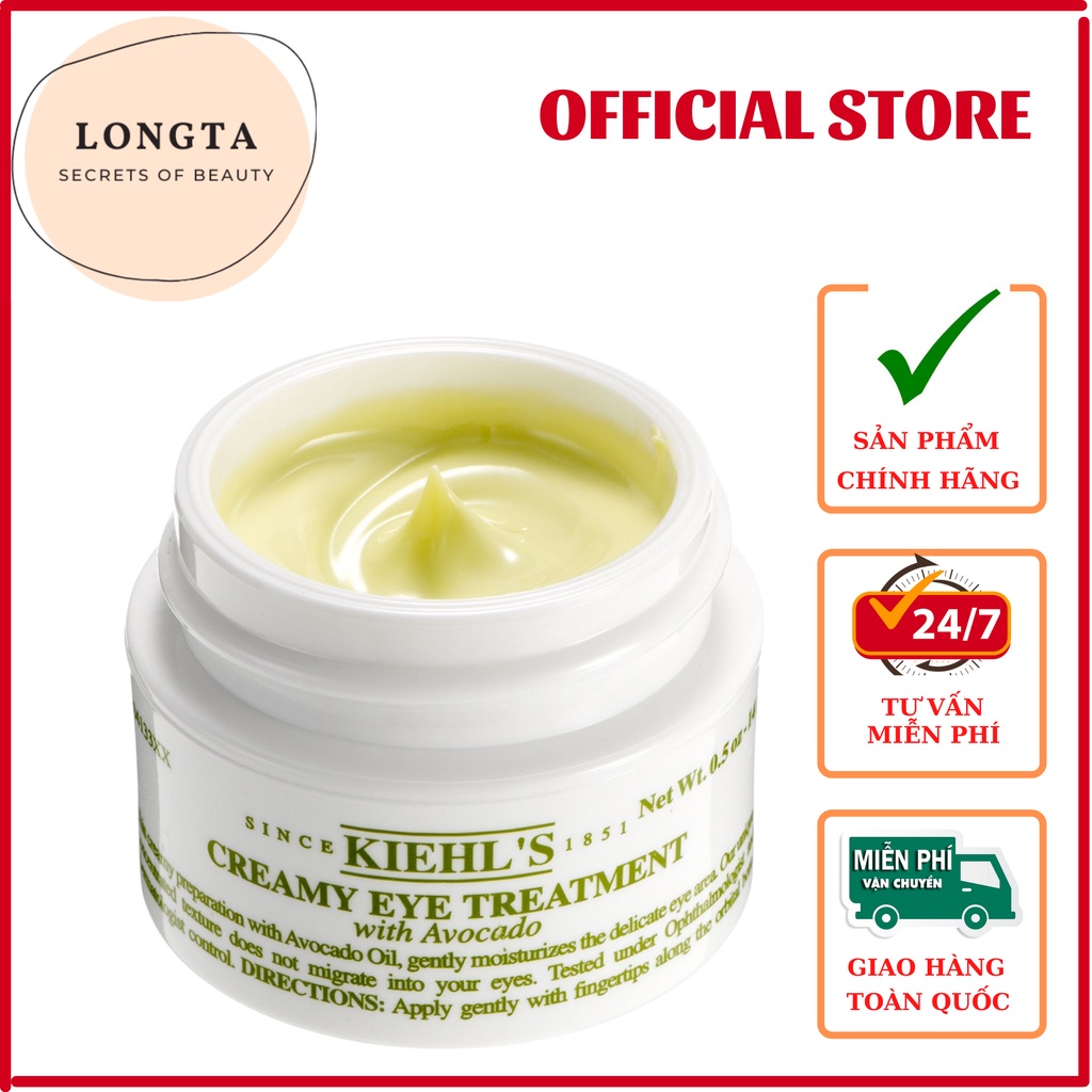 [Auth-đủ bill] Kem mắt bơ KIEHLs