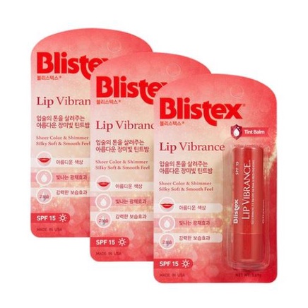 Set 3 son dưỡng môi Blistex 3.69g