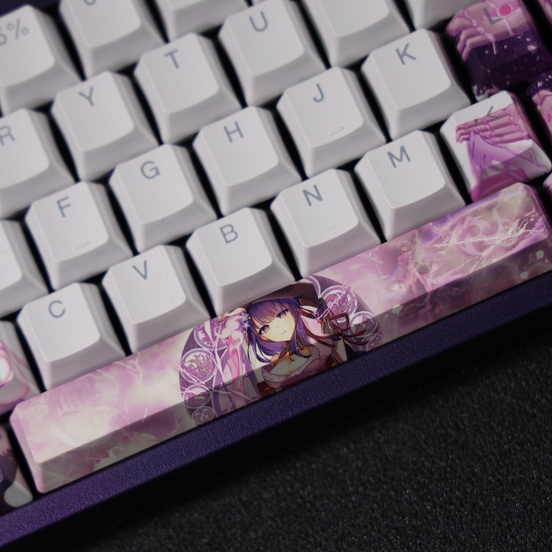 Beelzebul Keycap Cherry Profile Genshin Impact Chủ đề Anime PBT DYE-SUB Bàn phím cơ truyền ánh sáng Keycap