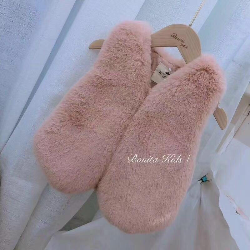 Áo gile lông nhà NaNa dễ mix đồ cho bé 8-20kg