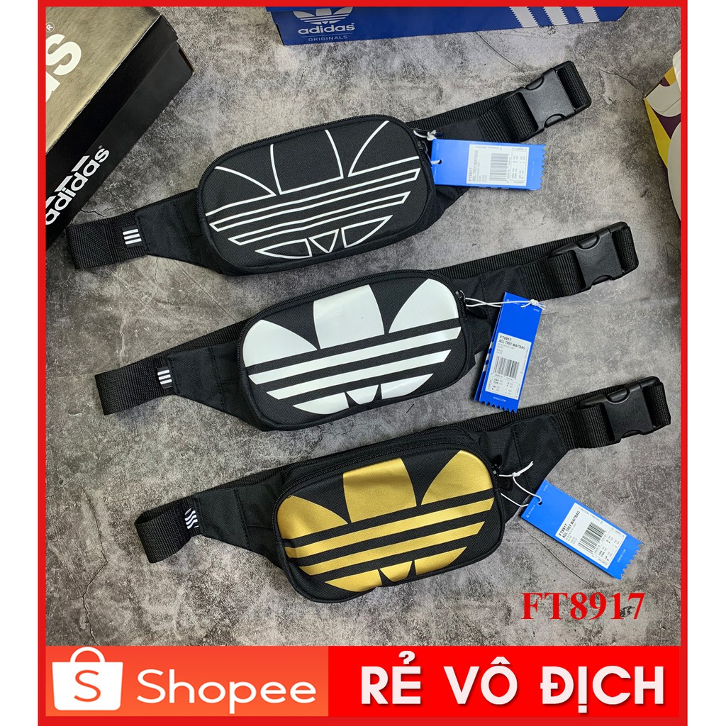 ⚡️ [ SIÊU SALE + CÓ VIDEO ] Túi đeo chéo Adidas ADICOLOR TREFOIL WAIST BAG - FT8917 / Ảnh Thật / Giá TỐT NHẤT