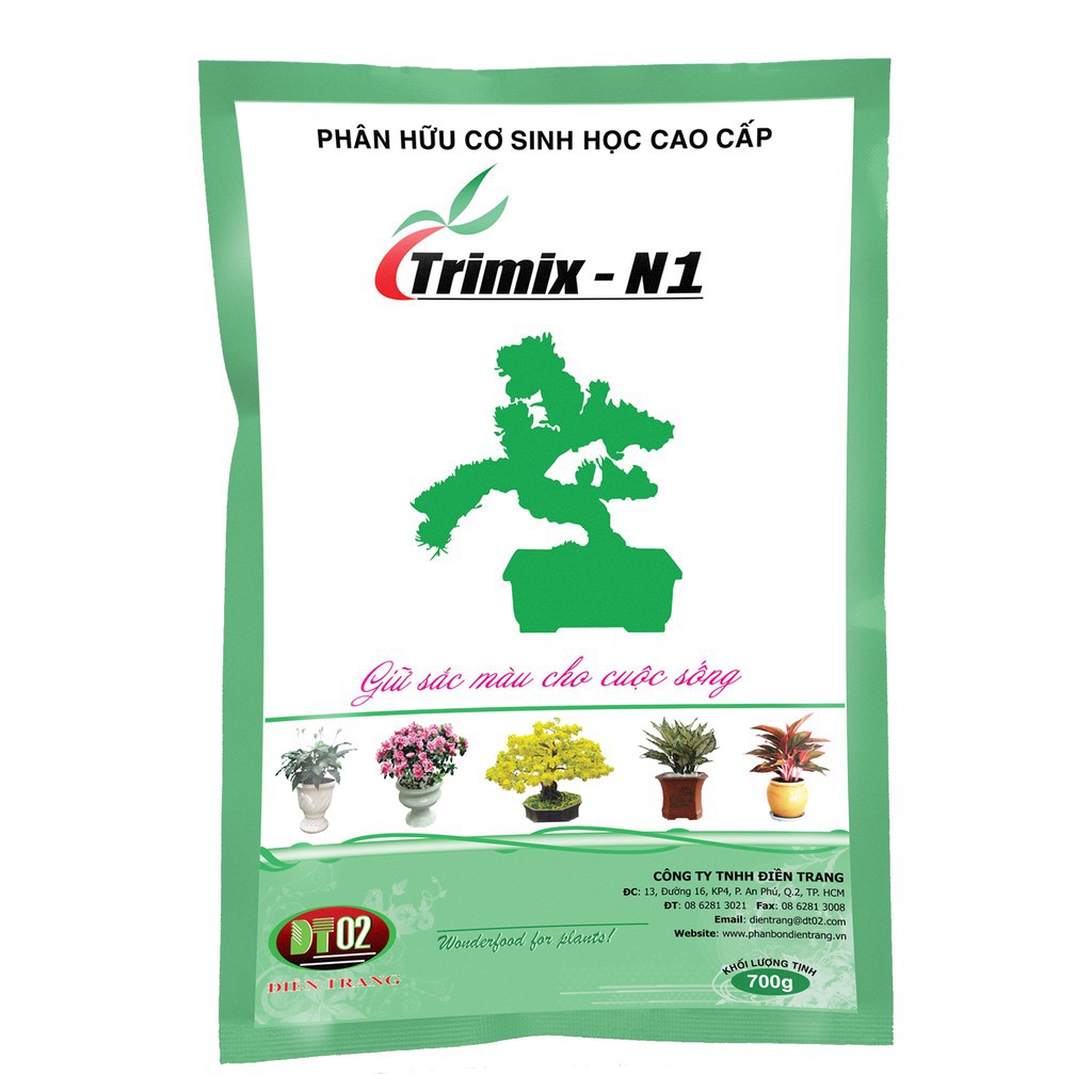 [Điền Trang] Phân hữu cơ sinh học TRIMIX-N1 dạng viên 700g