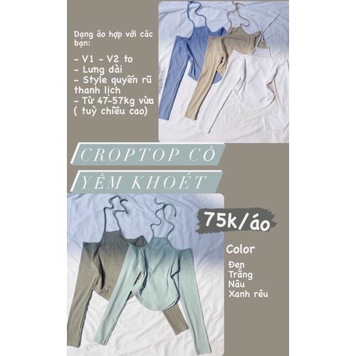 Áo yếm khoét vai