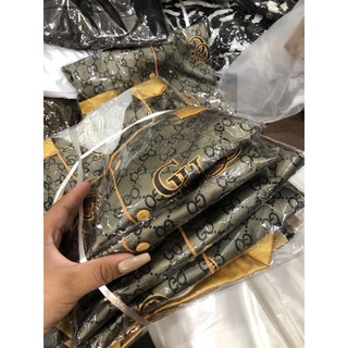 [ XẢ KHO] Bộ Lụa Cao Cấp Thương Hiệu Gucci
