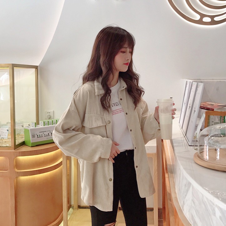 Ulzzang ( 얼짱) - ÁO KHOÁC NHUNG MÙA THU ĐÔNG THỜI TRANG NỮ (CHẤT DÀY DẶN)