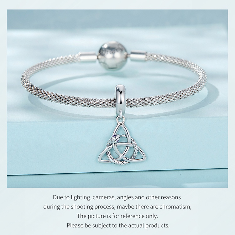 BAMOER Hạt Xâu Chuỗi bạc 925 Dùng Làm Trang Sức Diy