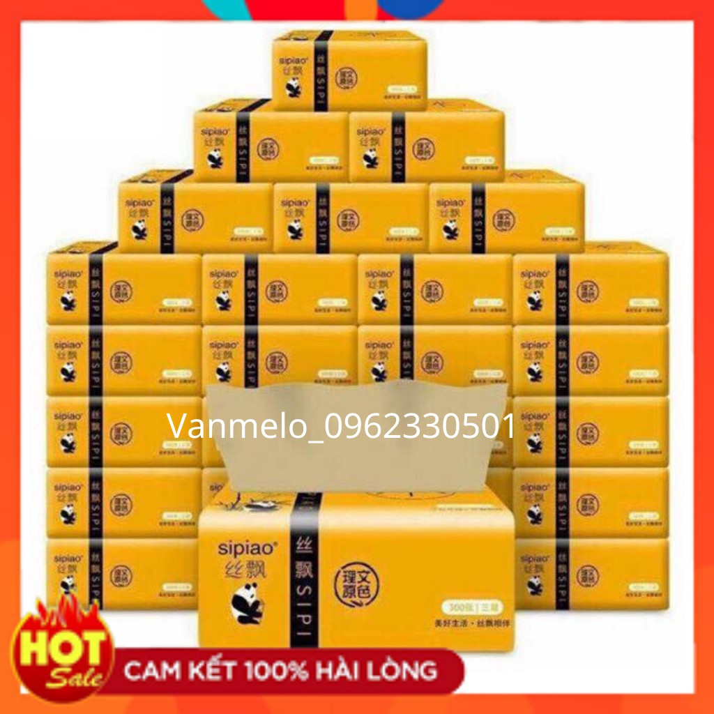 [GIÁ SALE SỐC] 1 GÓI GIẤY ĂN GẤU TRÚC SIPIAO LOẠI 1 300 TỜ