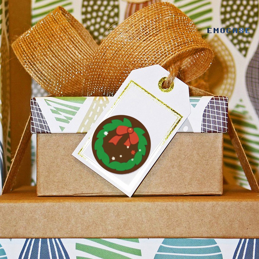 1 Cuộn Sticker Dán Trang Trí Giáng Sinh Tự Dính Nhiều Họa Tiết