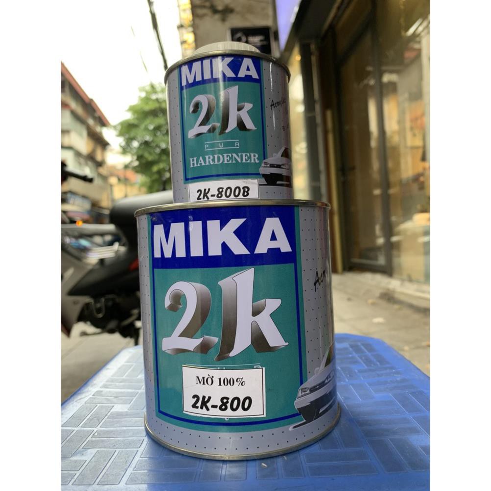 Dầu bóng mờ 100% 2K Mika 800