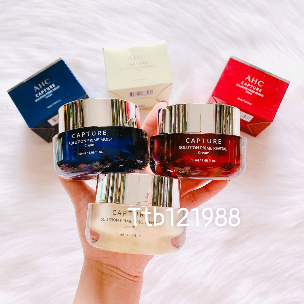 KEM DƯỠNG AHC CAPTURE SOLUTION MAX CREAM 50G ( hũ tròn )