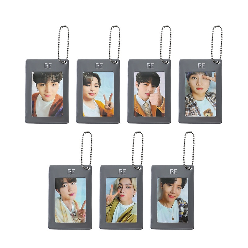 Móc Khóa Thẻ Ảnh Thành Viên Nhóm Nhạc BTS XL
