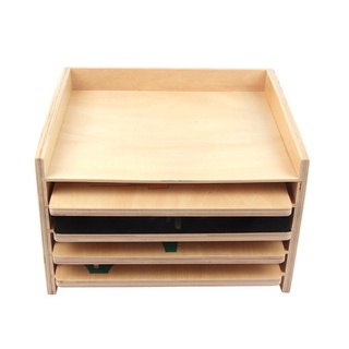 tủ đựng tranh sinh hoc (loại 5 tầng) bản quốc tế