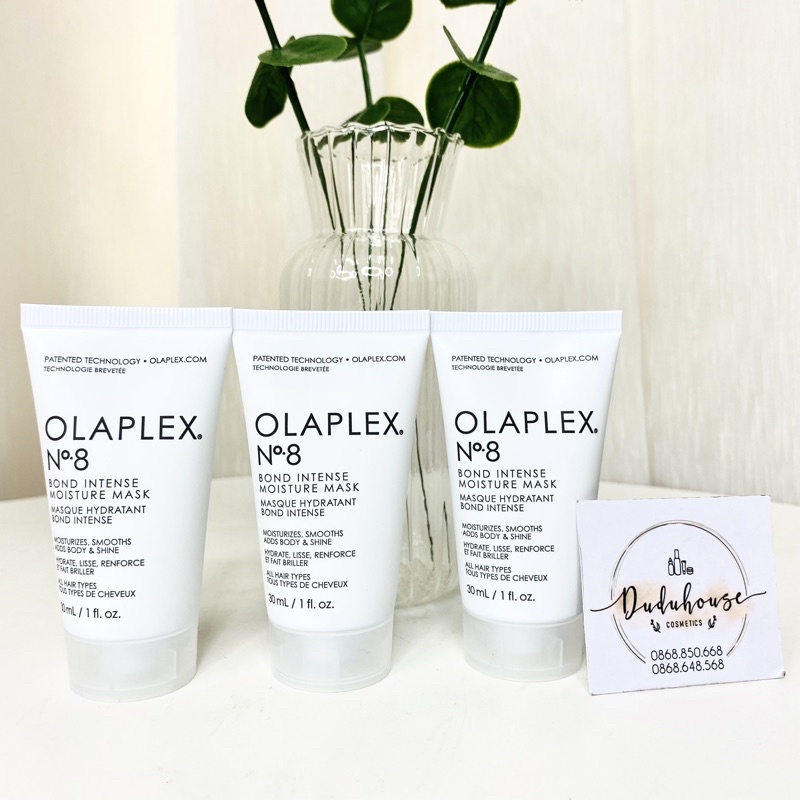 Mặt nạ tóc chuyên sâu OLAPLEX No8, phục hồi liên kết tóc