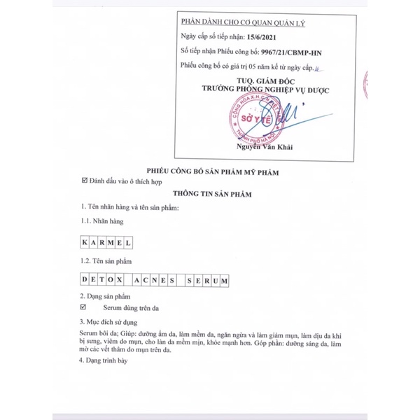 Bộ Đôi Serum Mụn DETOX-TREATMENT BRIGHT-KARMEL -Sạch Mụn,Sáng Da,Mờ Thâm Nám