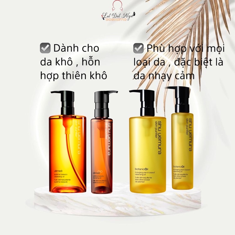 DẦU TẨY TRANG SHU UEMURA : NÂU / VÀNG