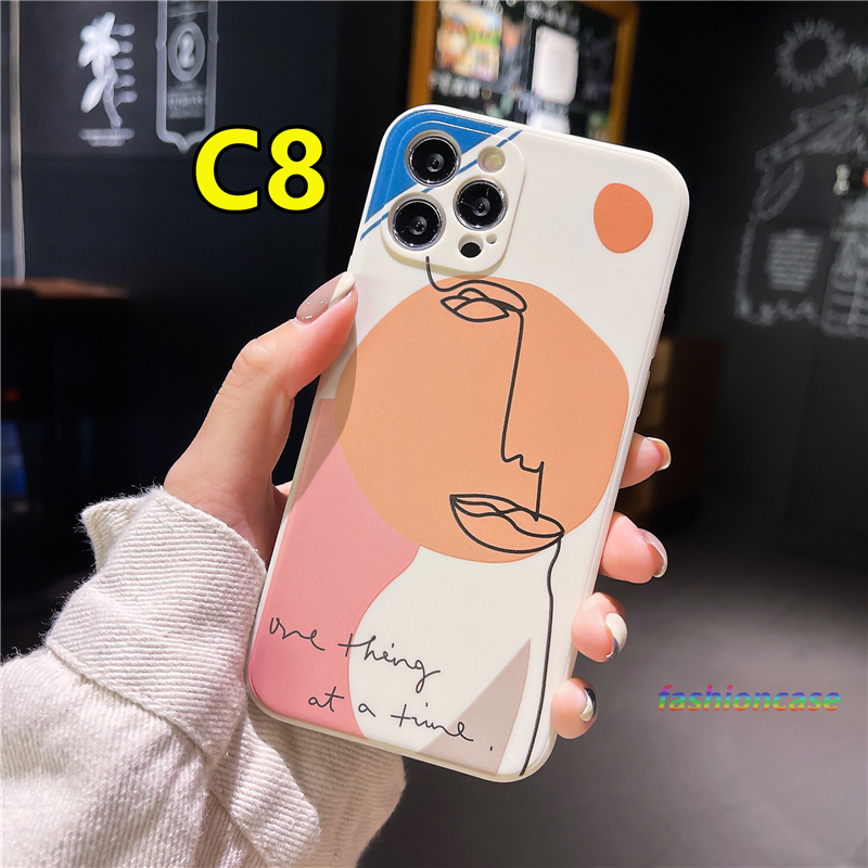 Ốp Lưng Tpu Mềm Họa Tiết Hình Học Cho Iphone X 11 Pro Max 6 7 6s 8 Plus 12 Mini 12 Pro Max Se 2020 6splus 7plus 6plus 8plus Xs Max Xr