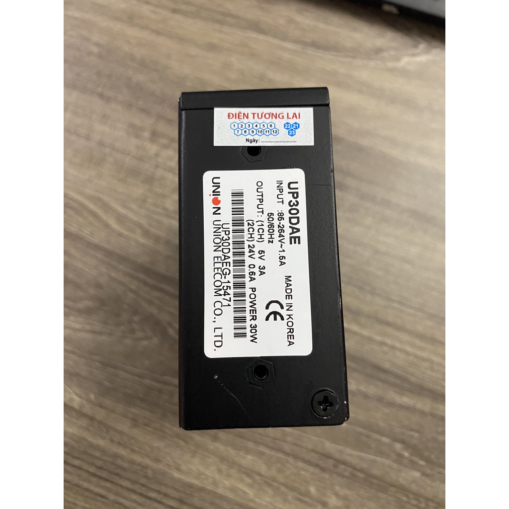 Nguồn tổ ông đa năng 24VDC và 5VDC  UNION  KOREA dãy điện áp chỉnh rộng