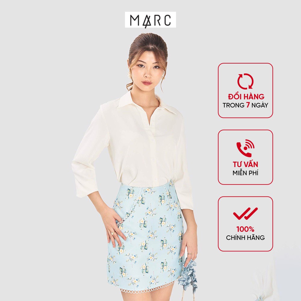 Áo sơ mi nữ MARC FASHION voan form basic | BigBuy360 - bigbuy360.vn