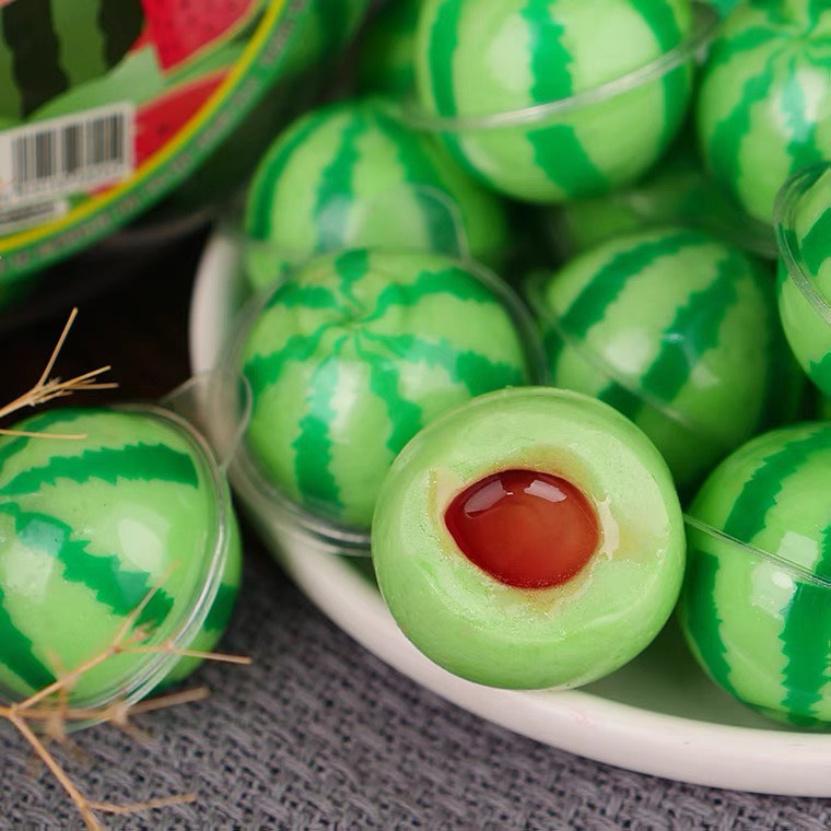 Kẹo dẻo có nhân hình con mắt/ dưa hấu/ dâu tâu/ con vịt/ gấu trúc/ bình sữa Halloween siêu thơm ngon