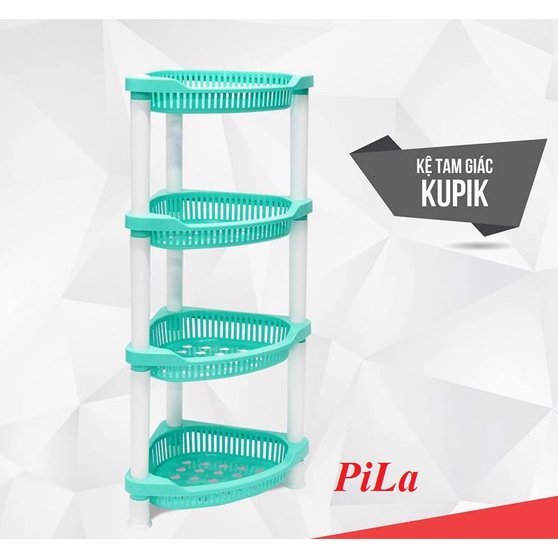 KỆ NHÀ TẮM TAM GIÁC 4 TẦNG KUPIK ĐẠI ĐỒNG TIẾN | BigBuy360 - bigbuy360.vn