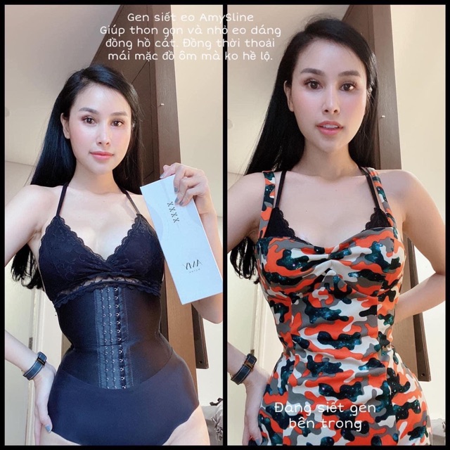 Đai nịt bụng Latex Amy Sline chính hãng