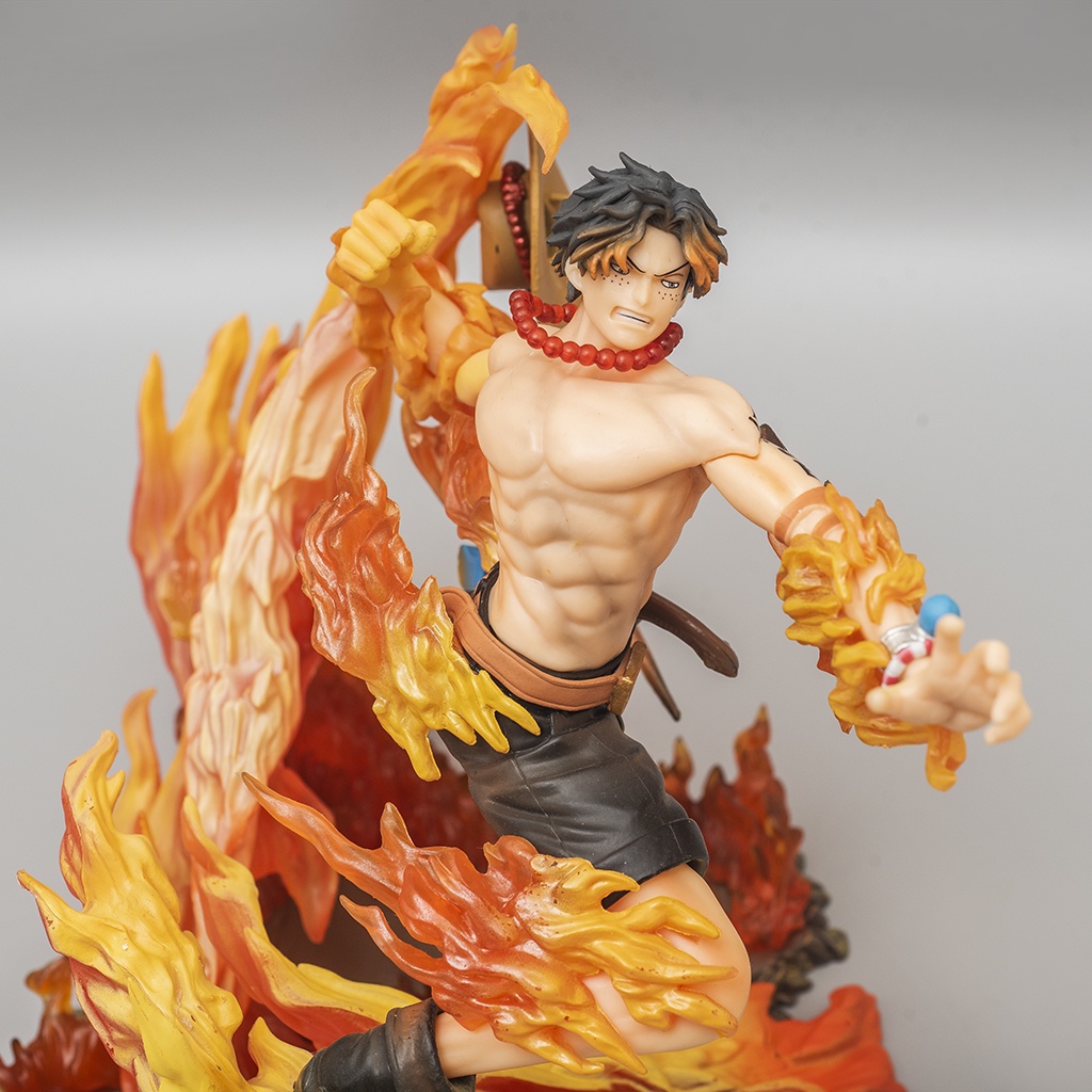 Mô hình One Piece Ace Hỏa Quyền, mô hình nhân vật Portgas D.Ace tung nắm đấm lửa Haki Shop