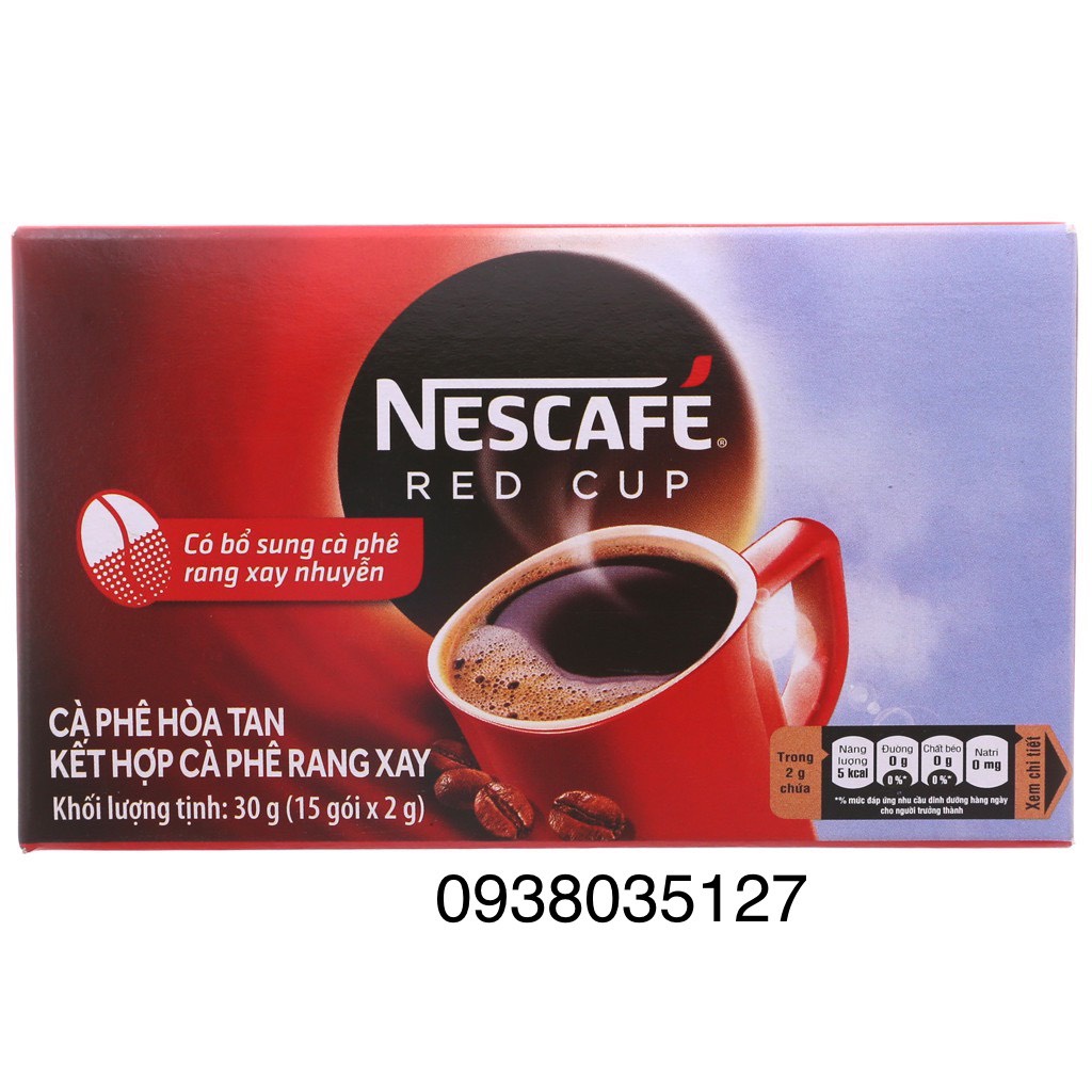 COMBO 2 HỘP NESCAFE RED CUP MINI 30gr (Red cup 30g mini) date T12/2022