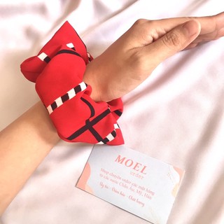 cột tóc vải scrunchie handmade