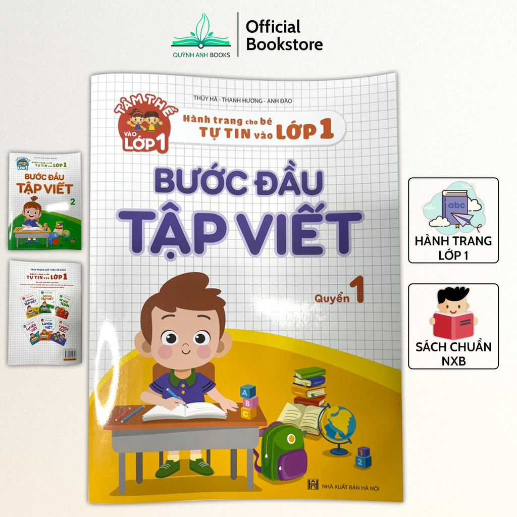 Sách - Bước đầu tập viết rèn luyện chữ viết cho bé (Bộ 2 quyển) - NPH Việt Hà