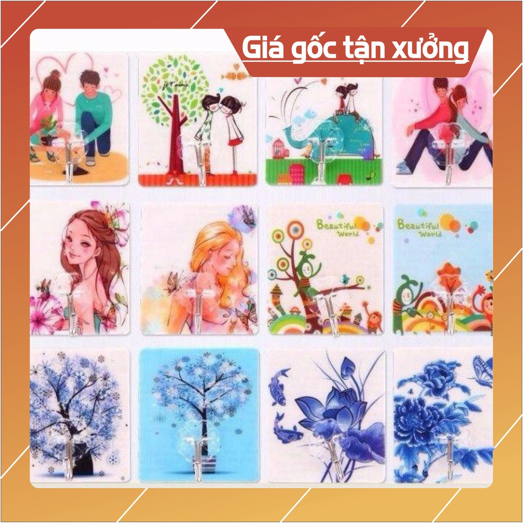 Sẵn hàng combo 300 móc dán cường lực 3D .
