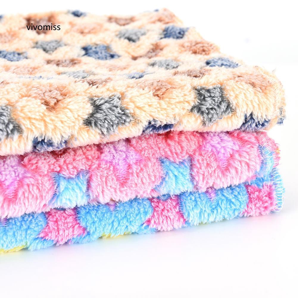 Chăn thú cưng 50x80cm họa tiết ngôi sao xinh xắn