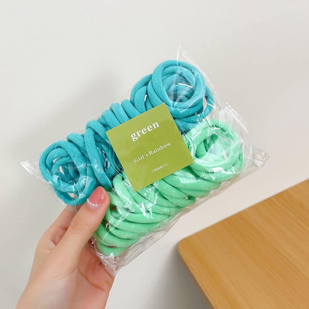 MXGOODS Dây Buộc Tóc Cao Su Co Giãn Nhiều Màu Dễ Thương Phong Cách Hàn Quốc Cho Nữ
