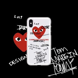 Case iphone silicon Tim play heart