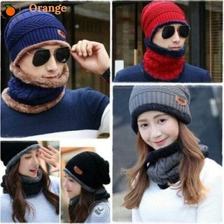 Set khăn mũ len kèm khăn giữ ấm cổ nam nữ