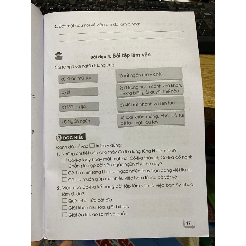 Sách - Vở bài tập tiếng việt 3 tập một ( Cánh diều ) + Bán kèm 1 quyển Bé tập tô màu