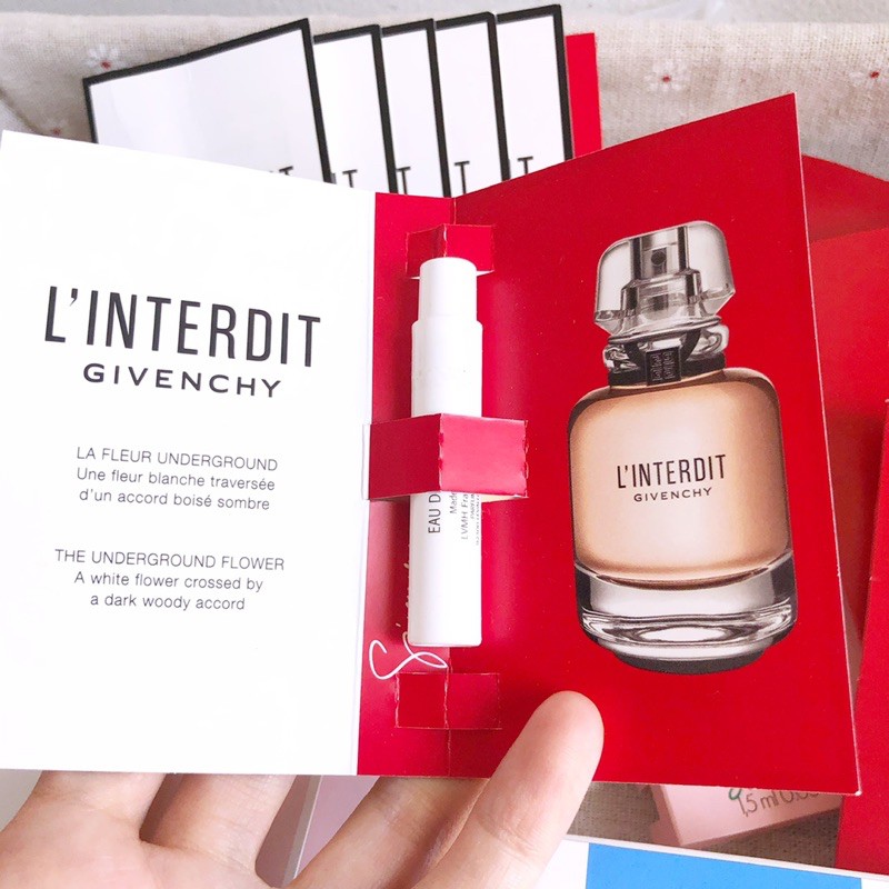 Vial nước hoa Givenchy L’interdit EDP 1ml