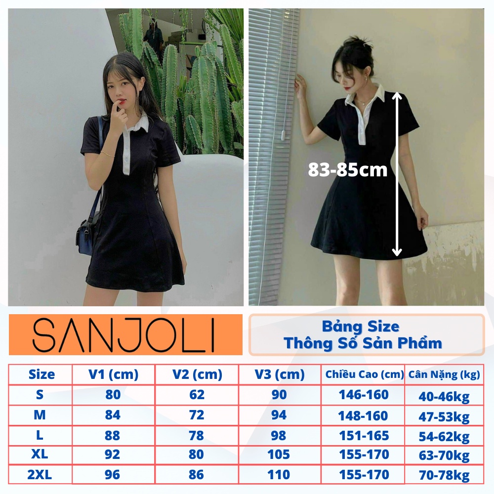 Váy Polo Nữ cổ trắng Đầm Công Sở Trẻ Trung Thun Suông Ôm Body Thiết Kế Cao Cấp Đi Chơi Dự Tiệc Cưới Đẹp hàn quốc TONGKHO
