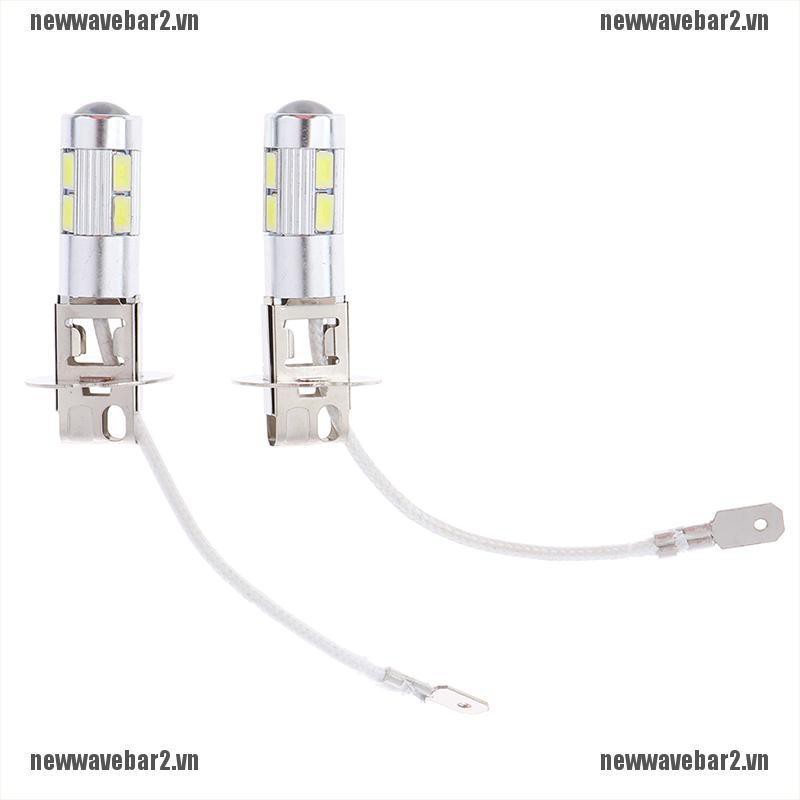 Set 2 Đèn Led Phá Sương Mù H3 50w 6000k Cho Xe Hơi