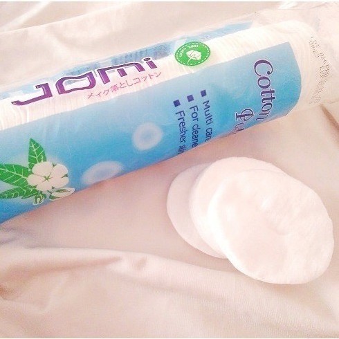 Bông tẩy trang Jomi Cotton Pads cao cấp 80 miếng và 120 miếng, siêu mềm mịn, thông thoáng, siêu thấm