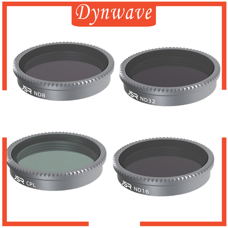 [DYNWAVE]4 Pieces Lens Filters ND8 ND16 ND32 ND64 Replaces for Insta360 GO 2 Premium