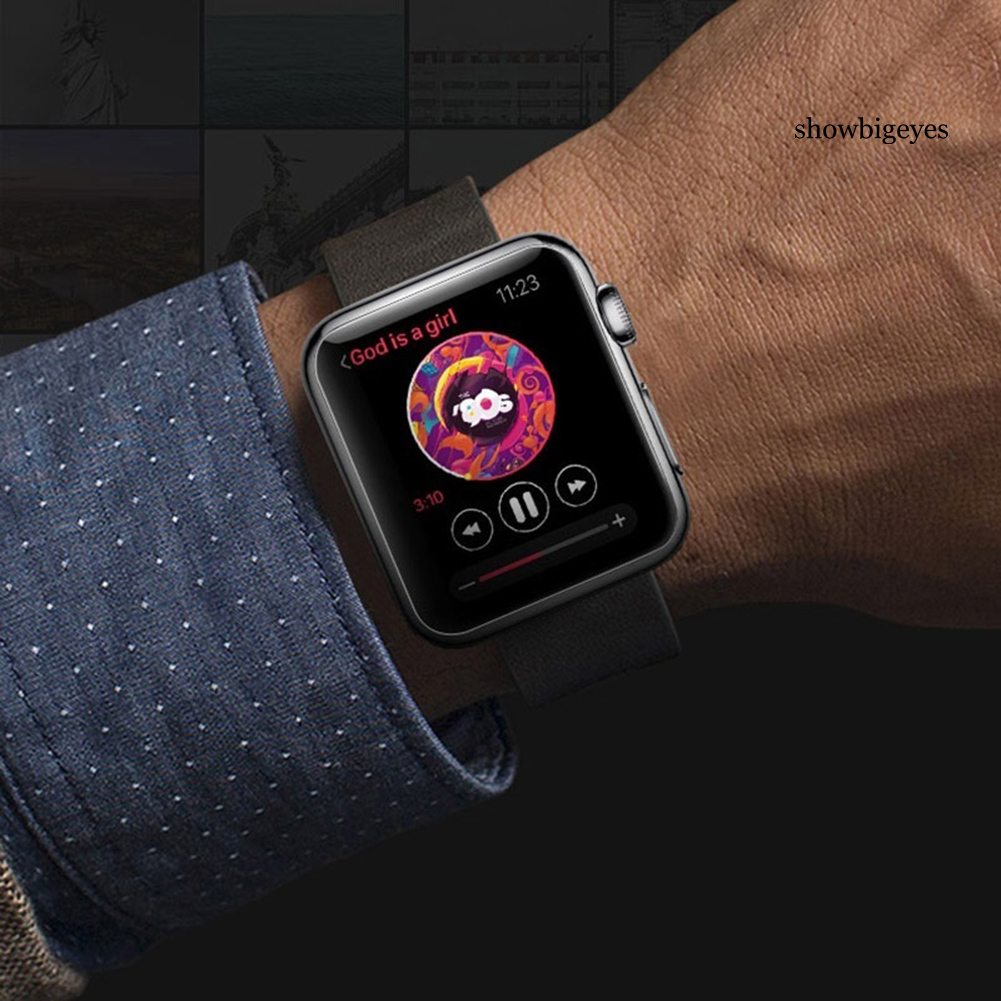 Miếng Dán Màn Hình Chống Sốc Sh-C 38 / 40 / 42 / 44mm Cho Iwatch 1 2 3 4