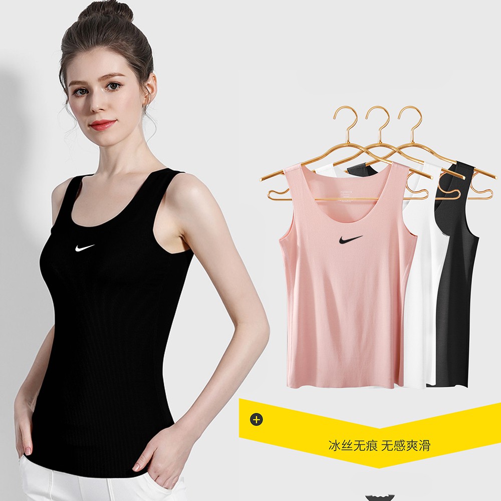 Áo Thun Sát Nách Chất Lụa Lạnh Nhanh Khô Size M-3XL Thời Trang Cho Nữ