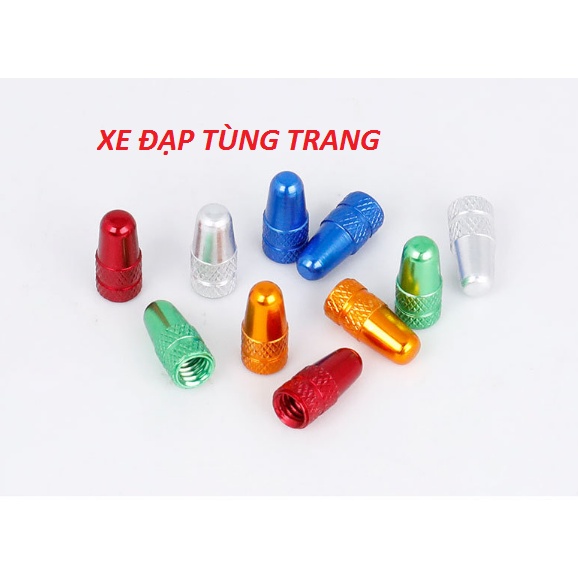 Nắp van hạt gạo xe đạp bằng hợp kim nhôm nắp van thời trang