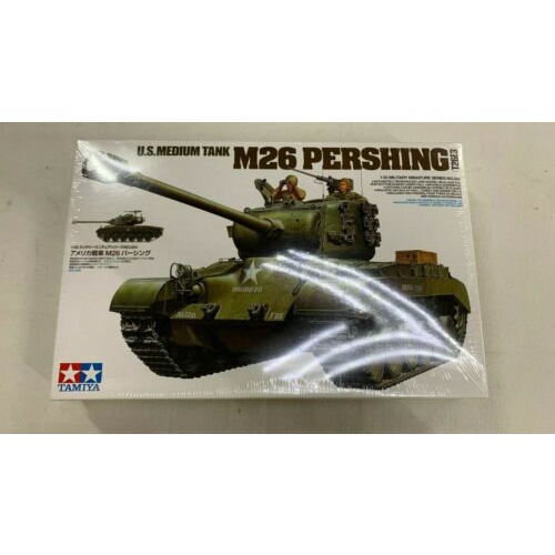 MÔ hình lắp rắp xe tăng quân sự Mỹ 1/35 SCALE U.S. MEDIUM TANK M26 PERSHING (T26E3) TAMIYA 35254